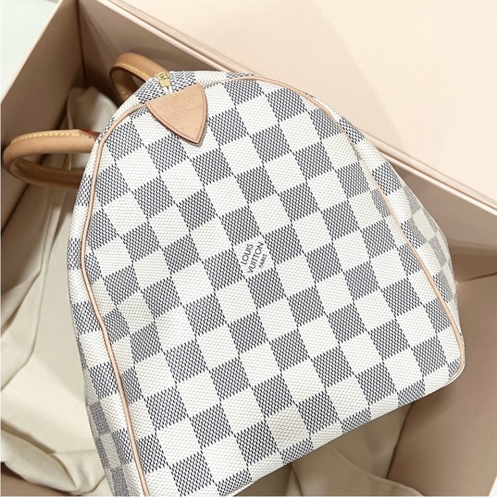 Louis Vuitton Speedy 30 Azur Bag - Picture 3 of 9